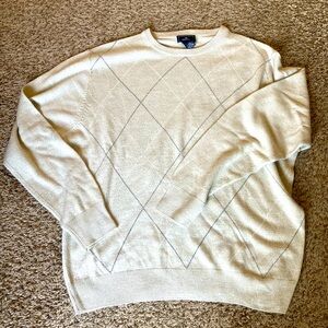 Men’s Dockers Cream Sweater size L